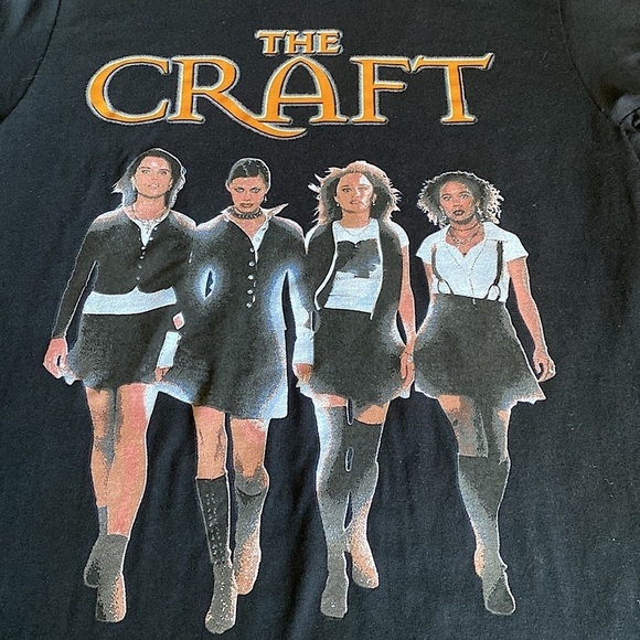 The Craft Black Graphic T-Shirt Tee Y2k Nwot Size Large - Picture 7 of 7